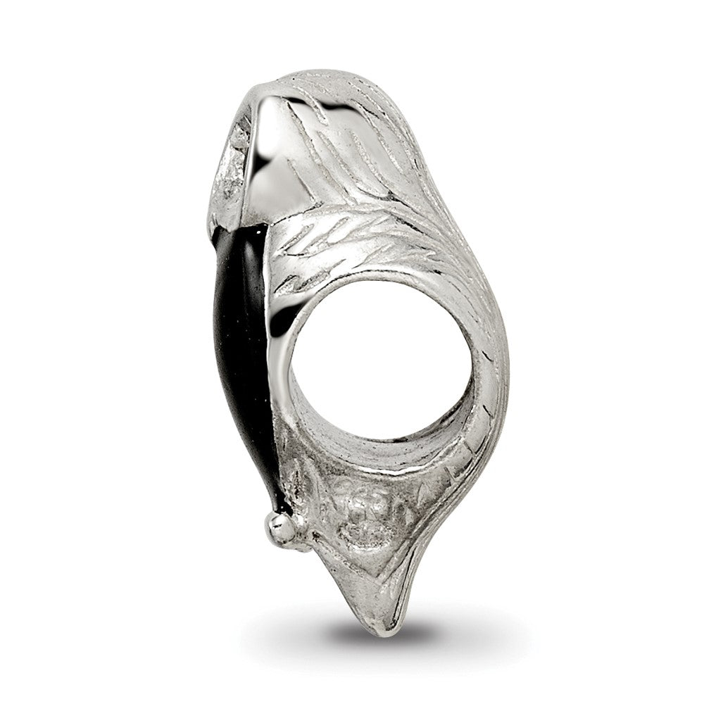 Sterling Silver Reflections Enameled Wise Owl Bead