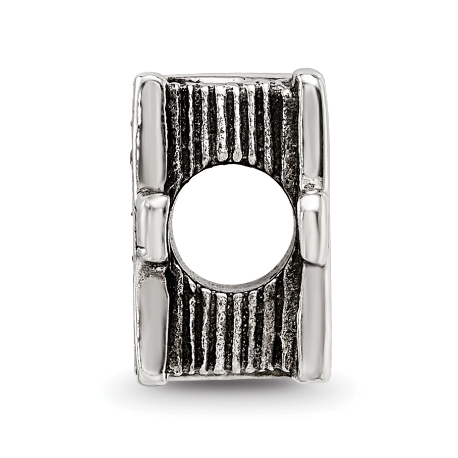 Sterling Silver Reflections Marcasite Cross Bible Bead Size: 10MM X 10MM