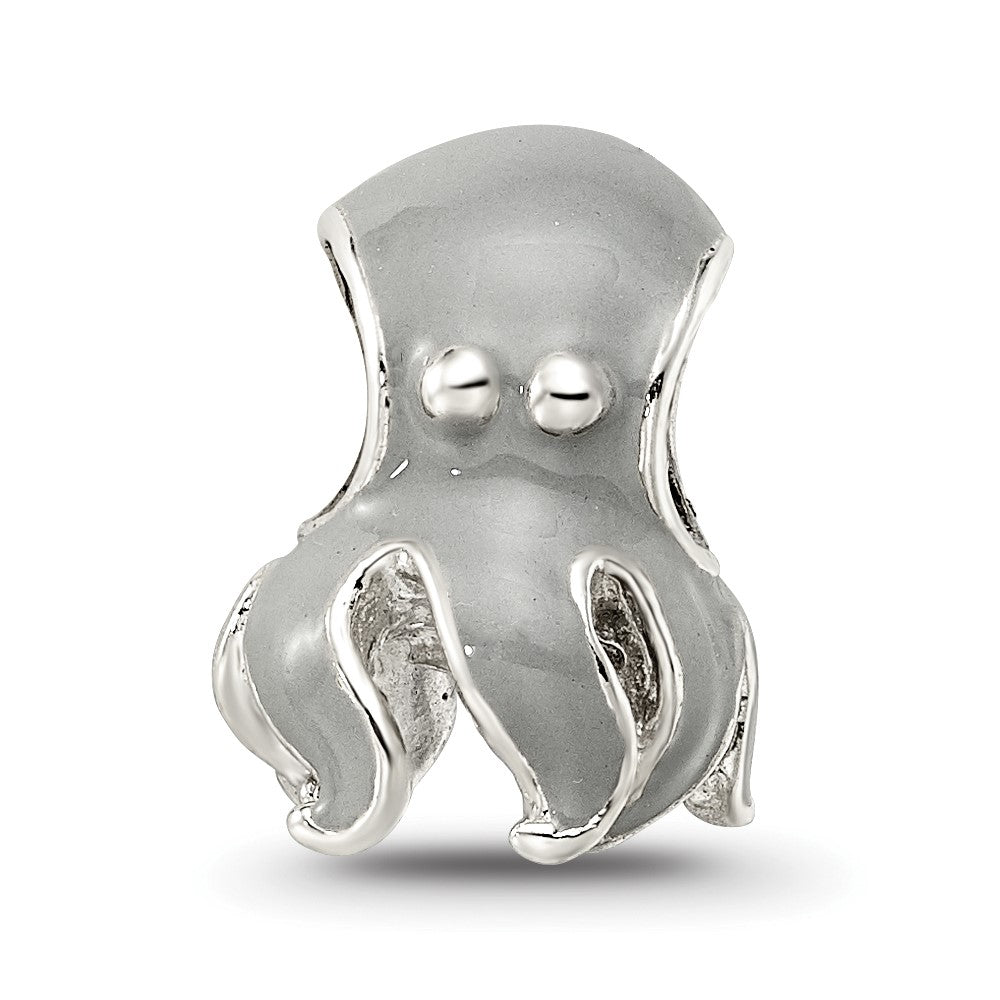 Sterling Silver Reflections Enameled Octopus Bead