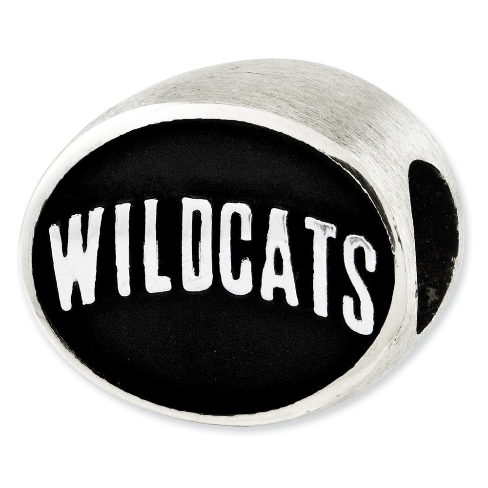 Sterling Silver Antiqued Villanova University Collegiate Bead