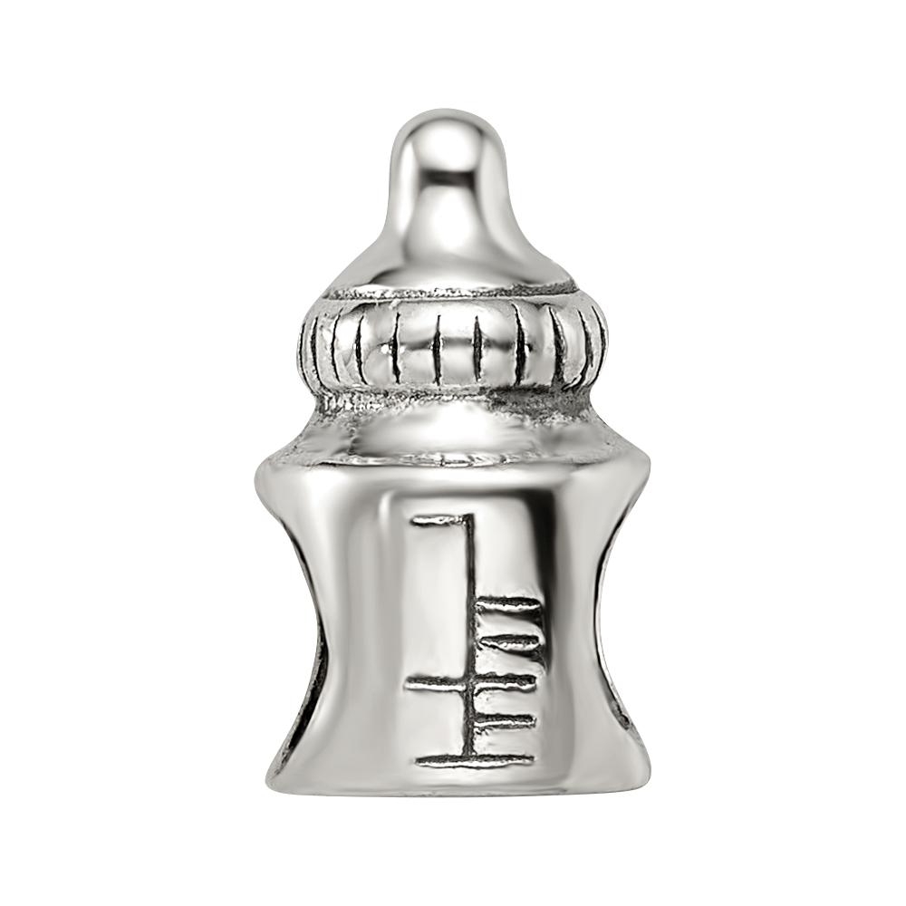 Sterling Silver Reflections Baby Bottle Bead