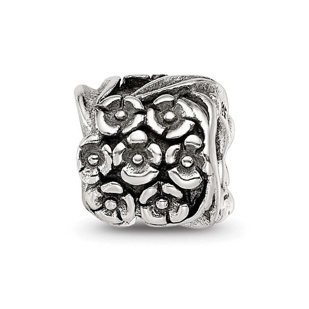 Sterling Silver Reflections Floral Bead
