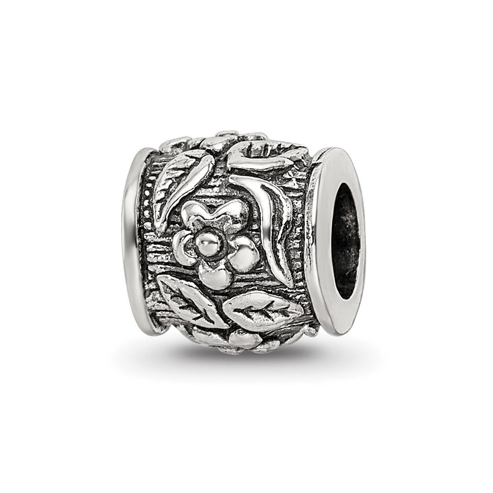 Sterling Silver Reflections Floral Bead