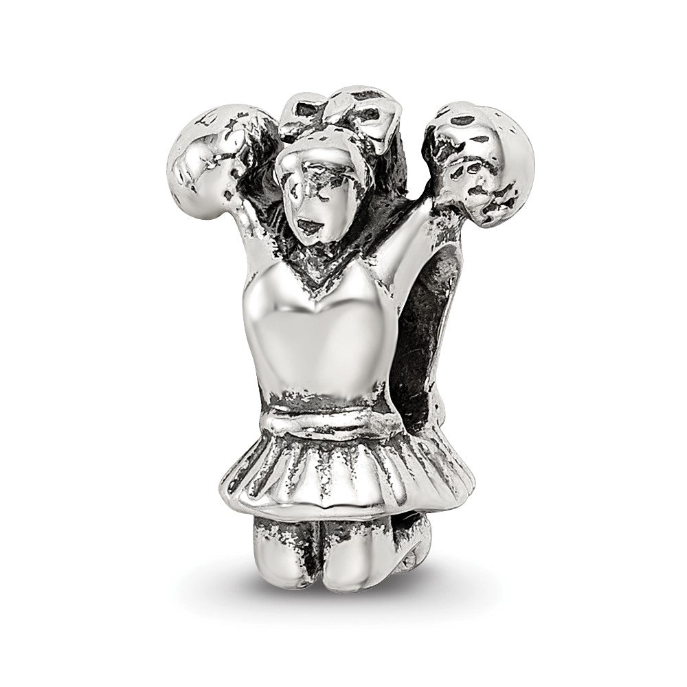 Sterling Silver Reflections Cheerleader Bead