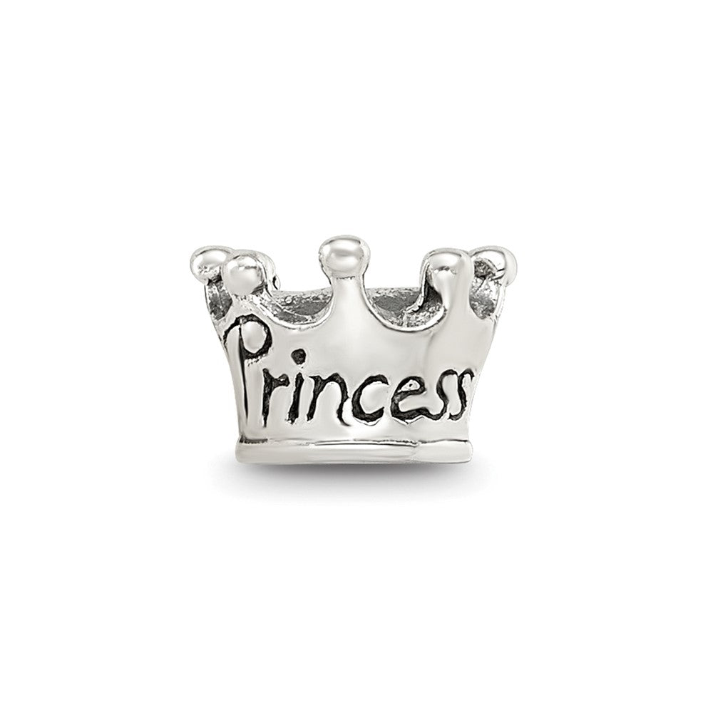 Sterling Silver Reflections Kids Princess Crown Bead