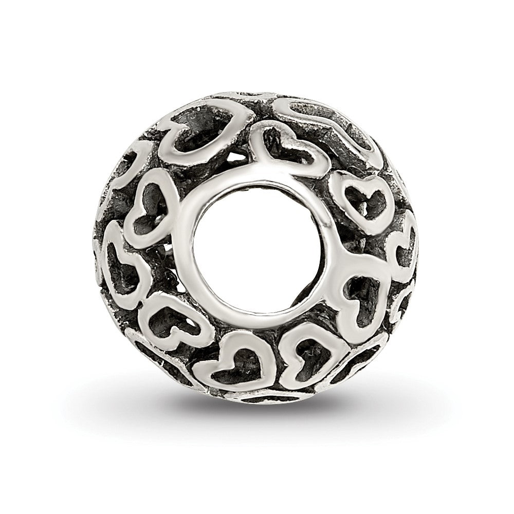 Sterling Silver Reflections Hearts Bali Bead