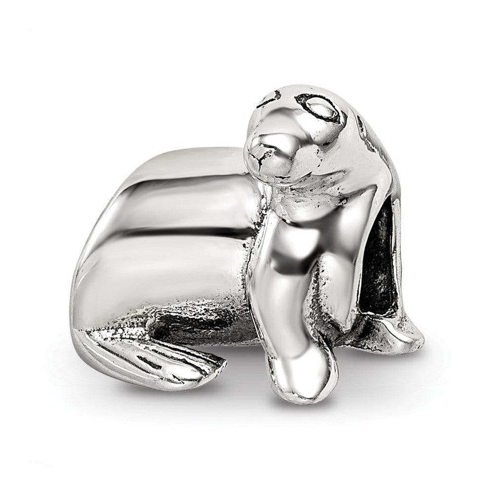Sterling Silver Reflections Sea Lion Bead
