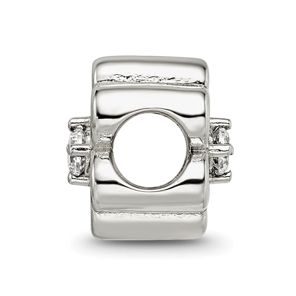 Sterling Silver Reflections Four Leaf Clover w/ CZ Bead