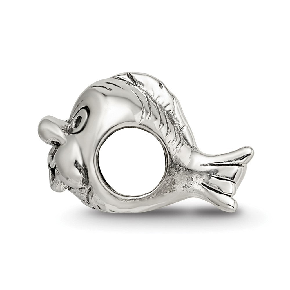 Sterling Silver Reflections Fish Bead