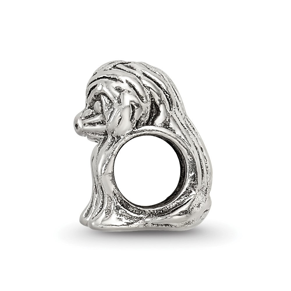 Sterling Silver Reflections Sitting Puppy Bead