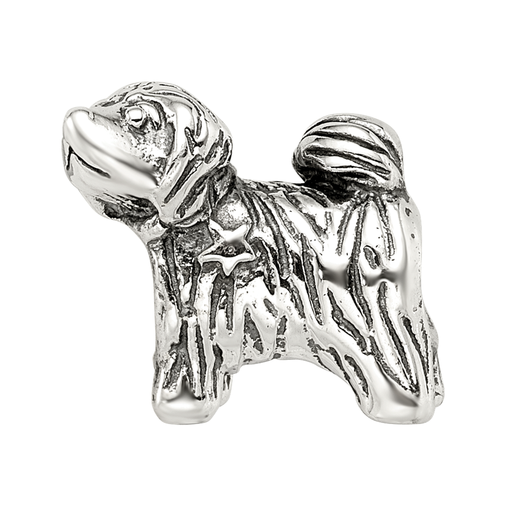 Sterling Silver Reflections Puppy Bead