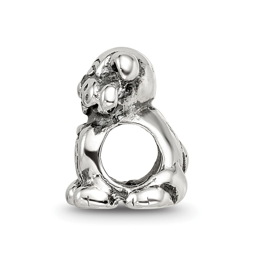 Sterling Silver Reflections Dog with Bone Bead