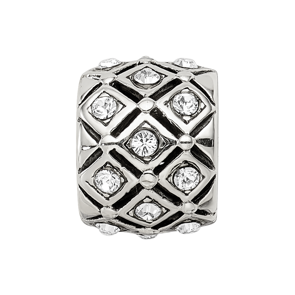 Sterling Silver Reflections April Preciosa Crystal Bead