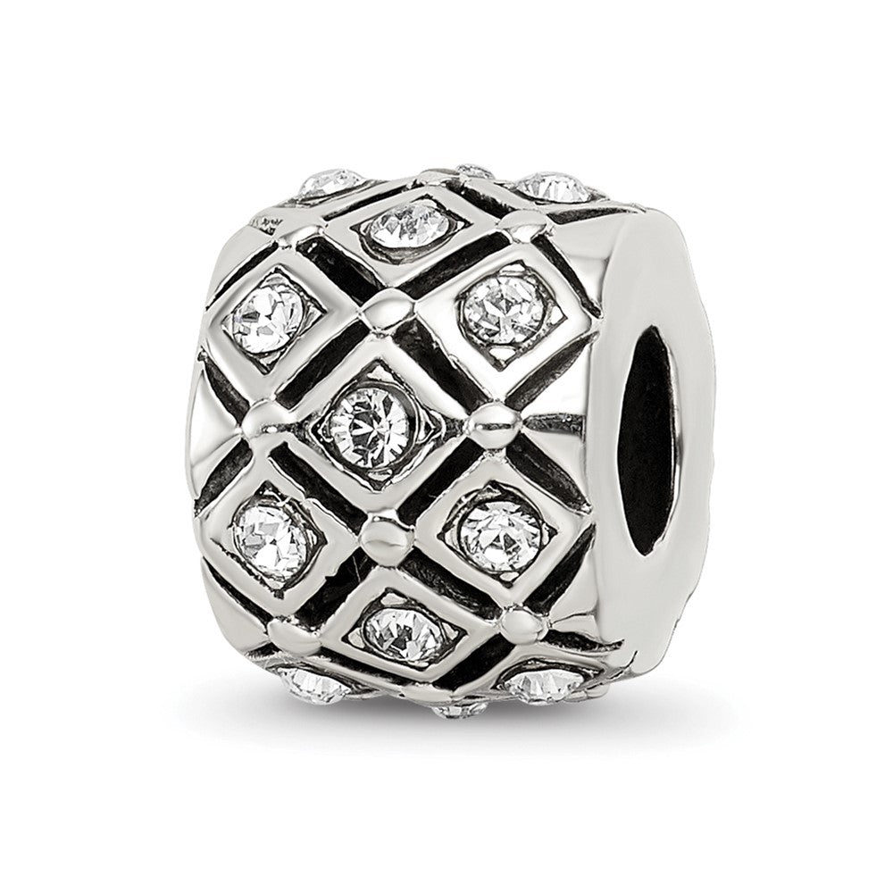 Sterling Silver Reflections April Preciosa Crystal Bead