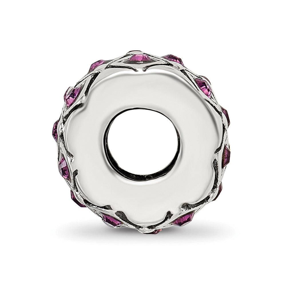 Sterling Silver Reflections February Preciosa Crystal Bead