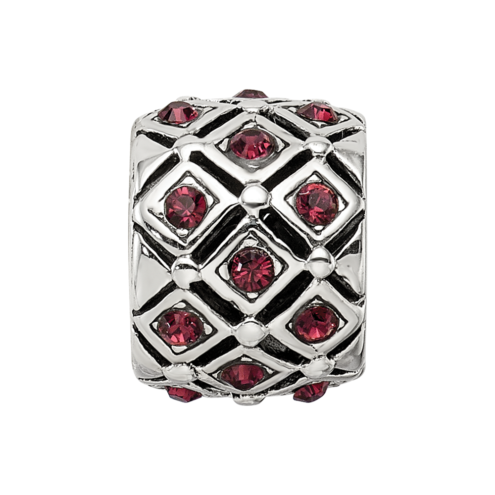 Sterling Silver Reflections January Preciosa Crystal Bead