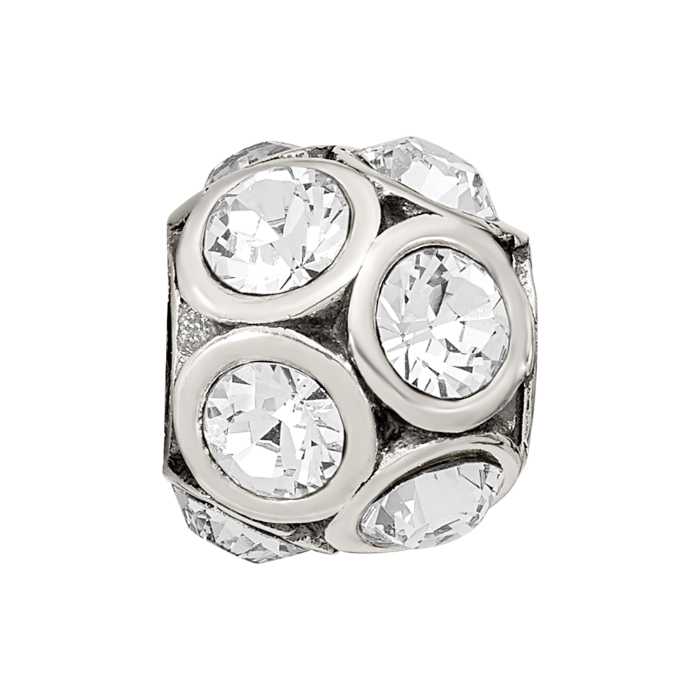 Sterling Silver Reflections April Preciosa Crystal Bead