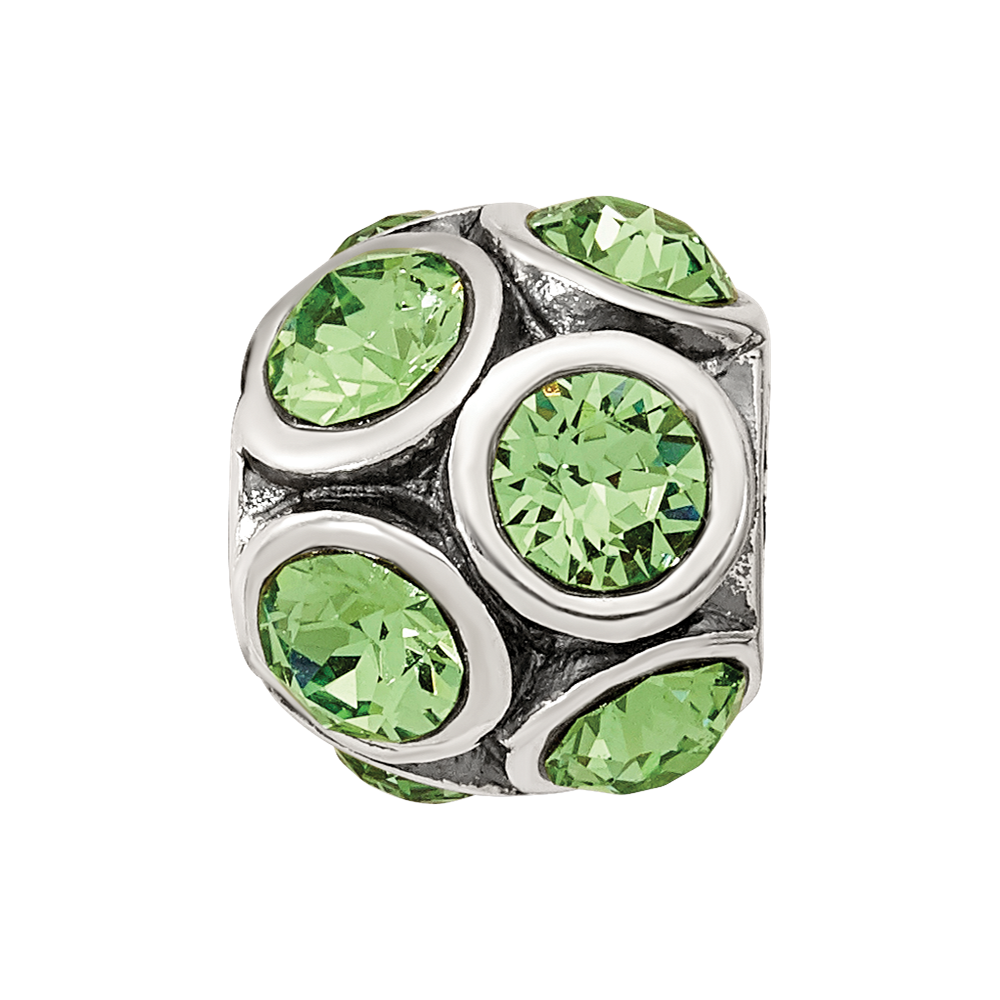 Sterling Silver Reflections August Preciosa Crystal Bead