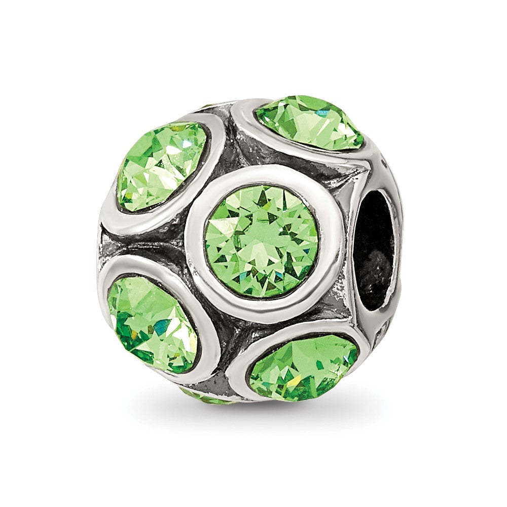 Sterling Silver Reflections August Preciosa Crystal Bead