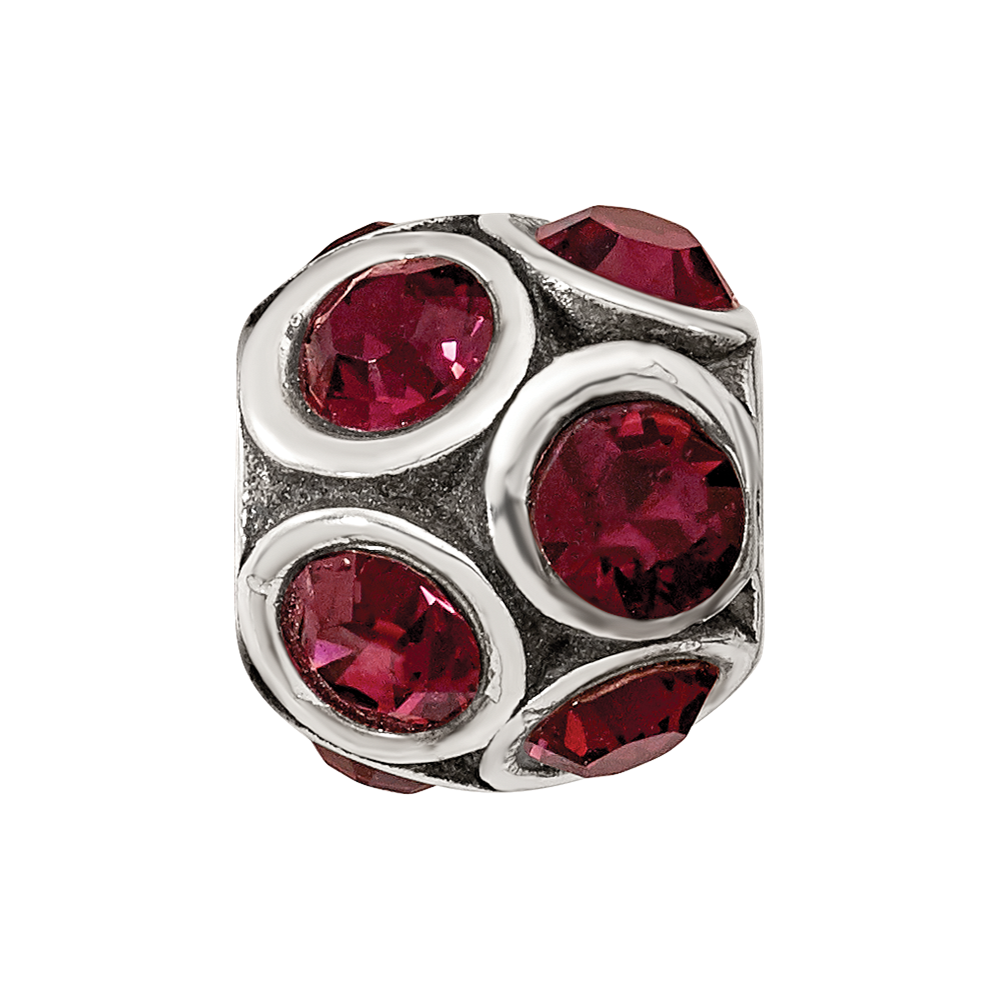 Sterling Silver Reflections January Preciosa Crystal Bead