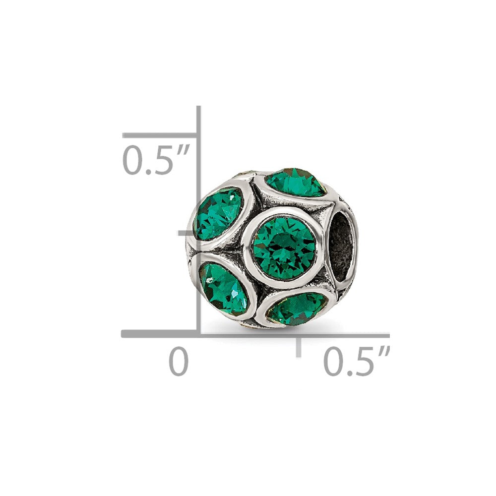 Sterling Silver Reflections May Preciosa Crystal Bead