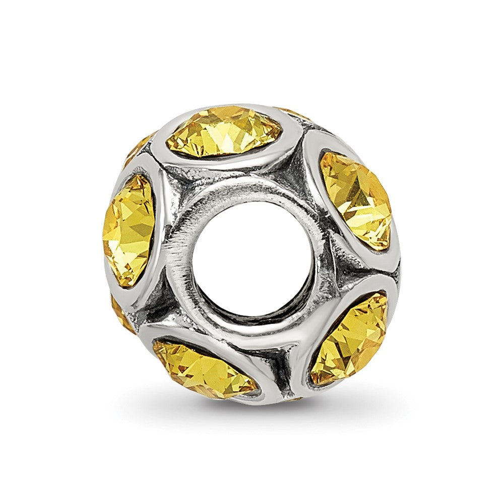 Sterling Silver Reflections November Preciosa Crystal Bead