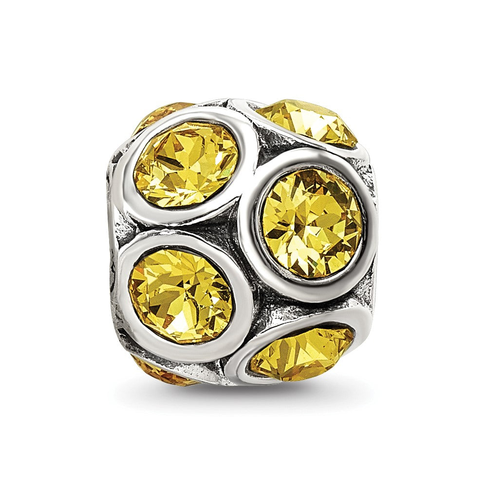 Sterling Silver Reflections November Preciosa Crystal Bead