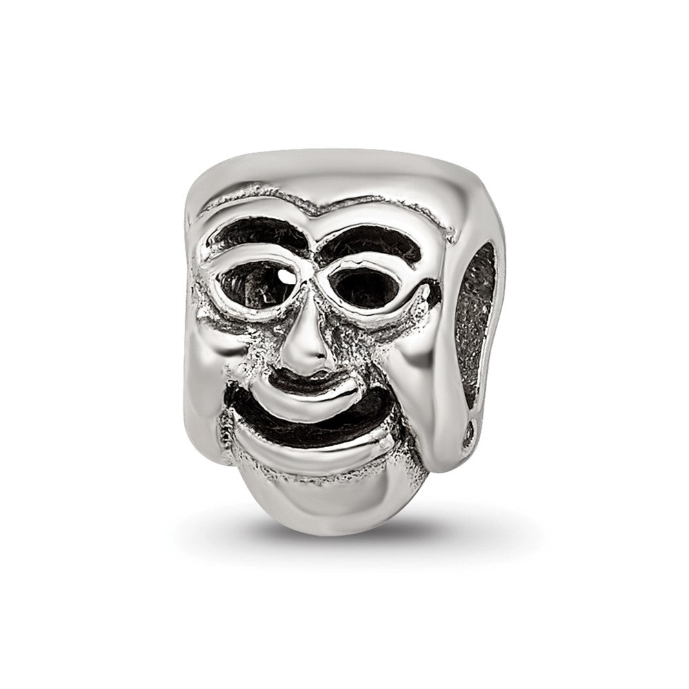 Sterling Silver Reflections Comedy Mask Bead