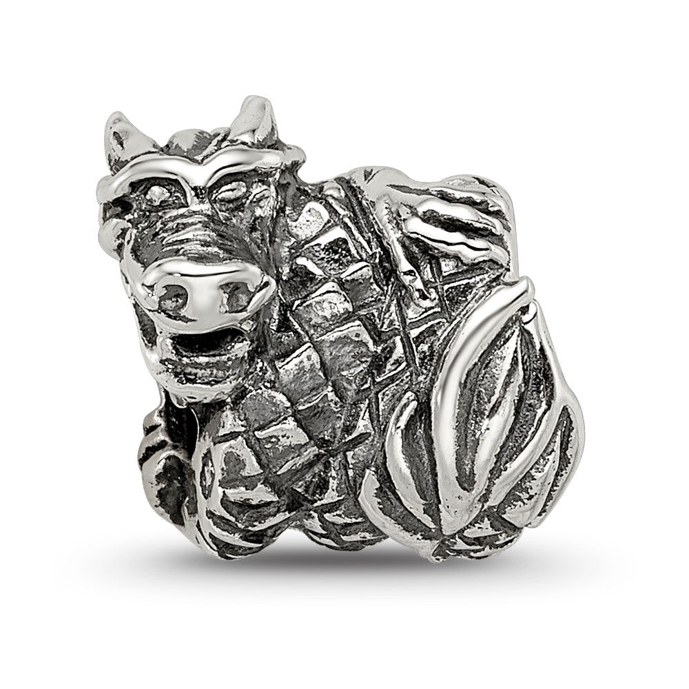 Sterling Silver Reflections Dragon Bead