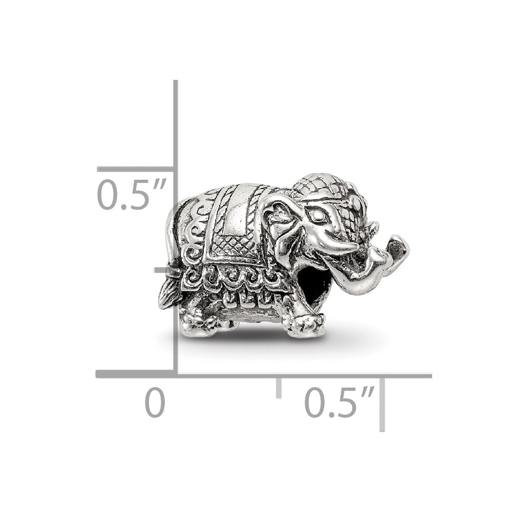 Sterling Silver Reflections Elephant Bead