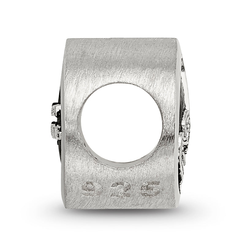 Sterling Silver Enameled LogoArt Atlanta Falcons NFL Bead Size: 10MM X 11MM