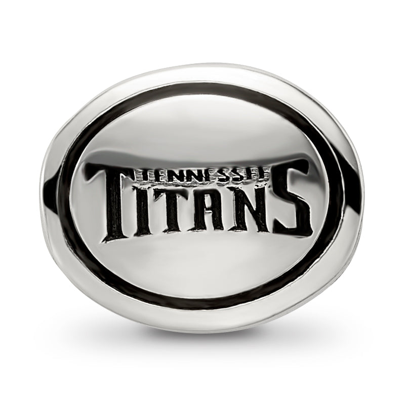 Sterling Silver Antiqued Tennessee Titans NFL Bead Size: 10MM X 11MM