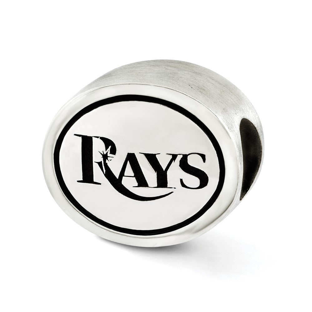 Sterling Silver MLB Siskiyou Buckle Antiqued Tampa Bay Rays Bead