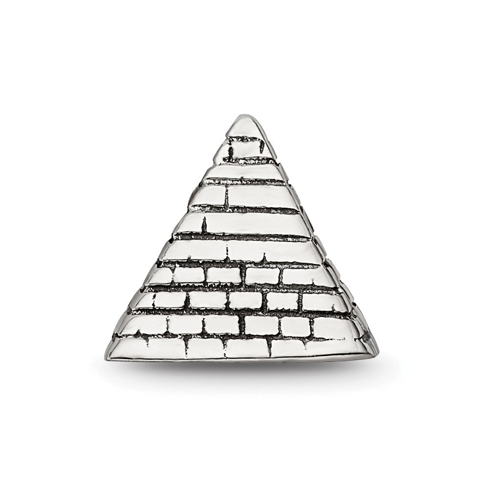 Sterling Silver Reflections Pyramid Bead