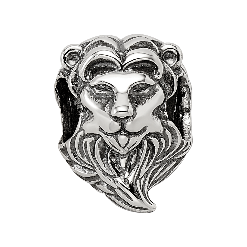 Sterling Silver Reflections Lion Bead