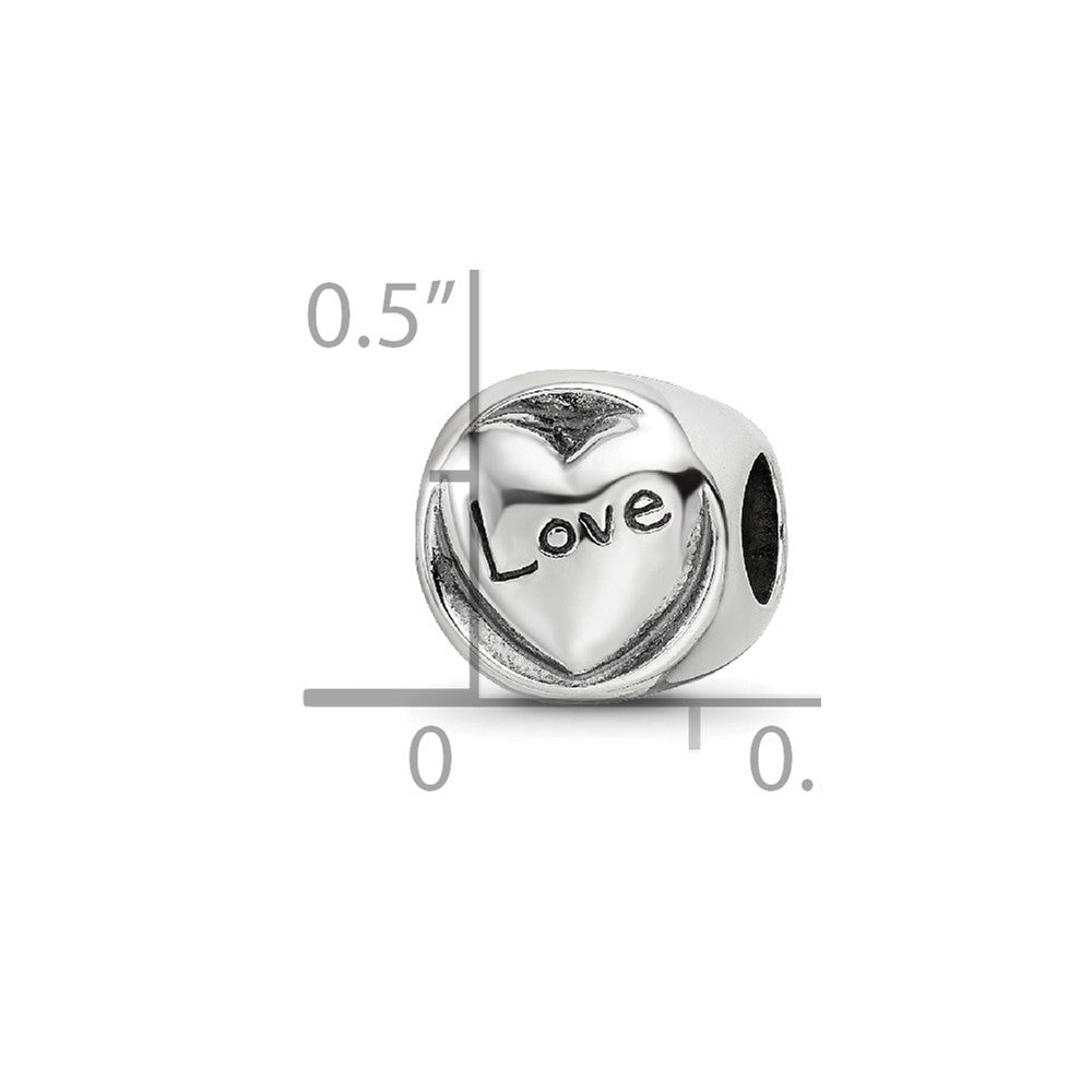 Sterling Silver Reflections Faith Hope Love Trilogy Bead