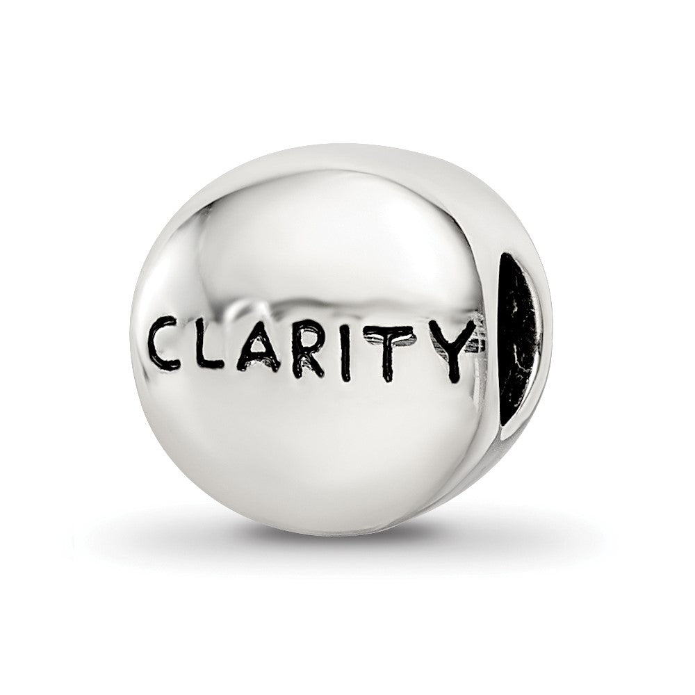 Sterling Silver Reflections June Crystal Clarity Heart Bead