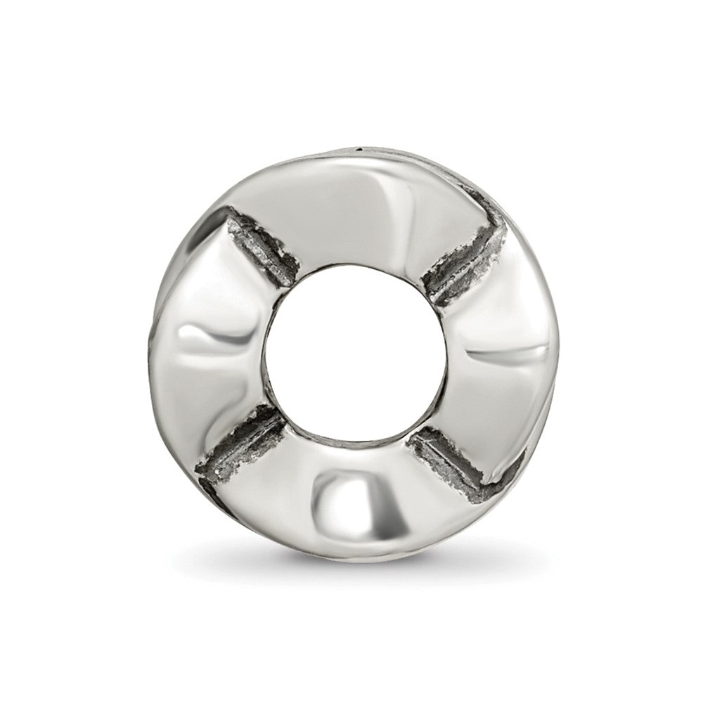 Sterling Silver Reflections Crystal Marquis Twist Bead