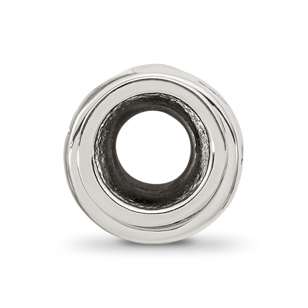 Sterling Silver Reflections Crystals Spinner Grandmother Bead