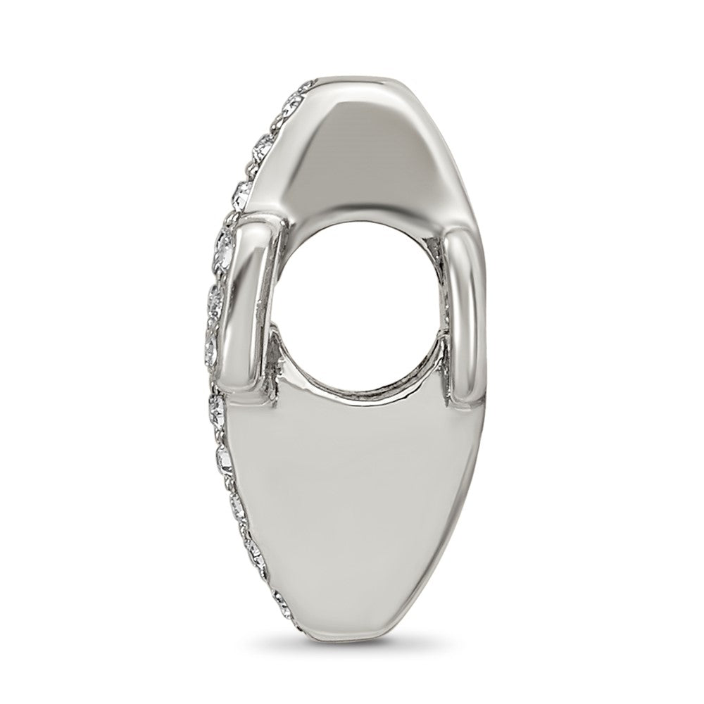 Sterling Silver Reflections Crystals PavÇ Open Cross Bead