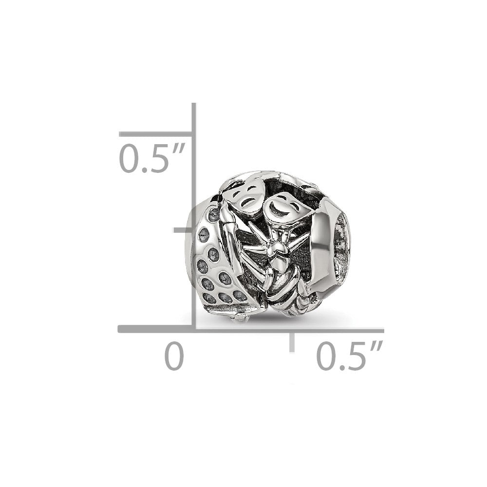 Sterling Silver Reflections Crystals New York Collage Bead