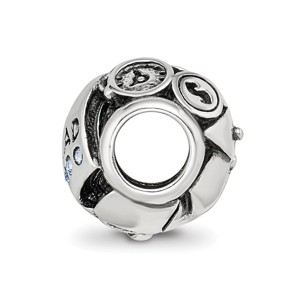 Sterling Silver Reflections Crystals Graduation Bead