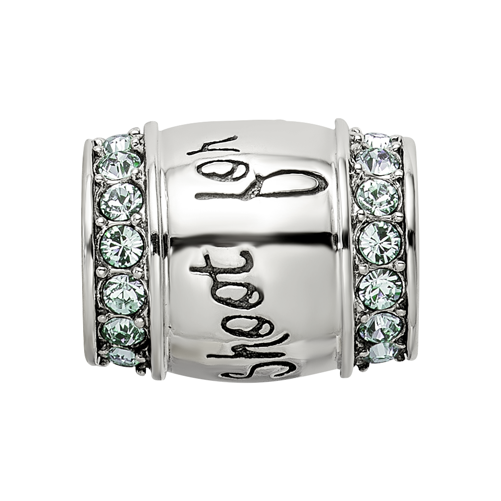 Sterling Silver Reflections Swarovski Shoot For The Moon Bead