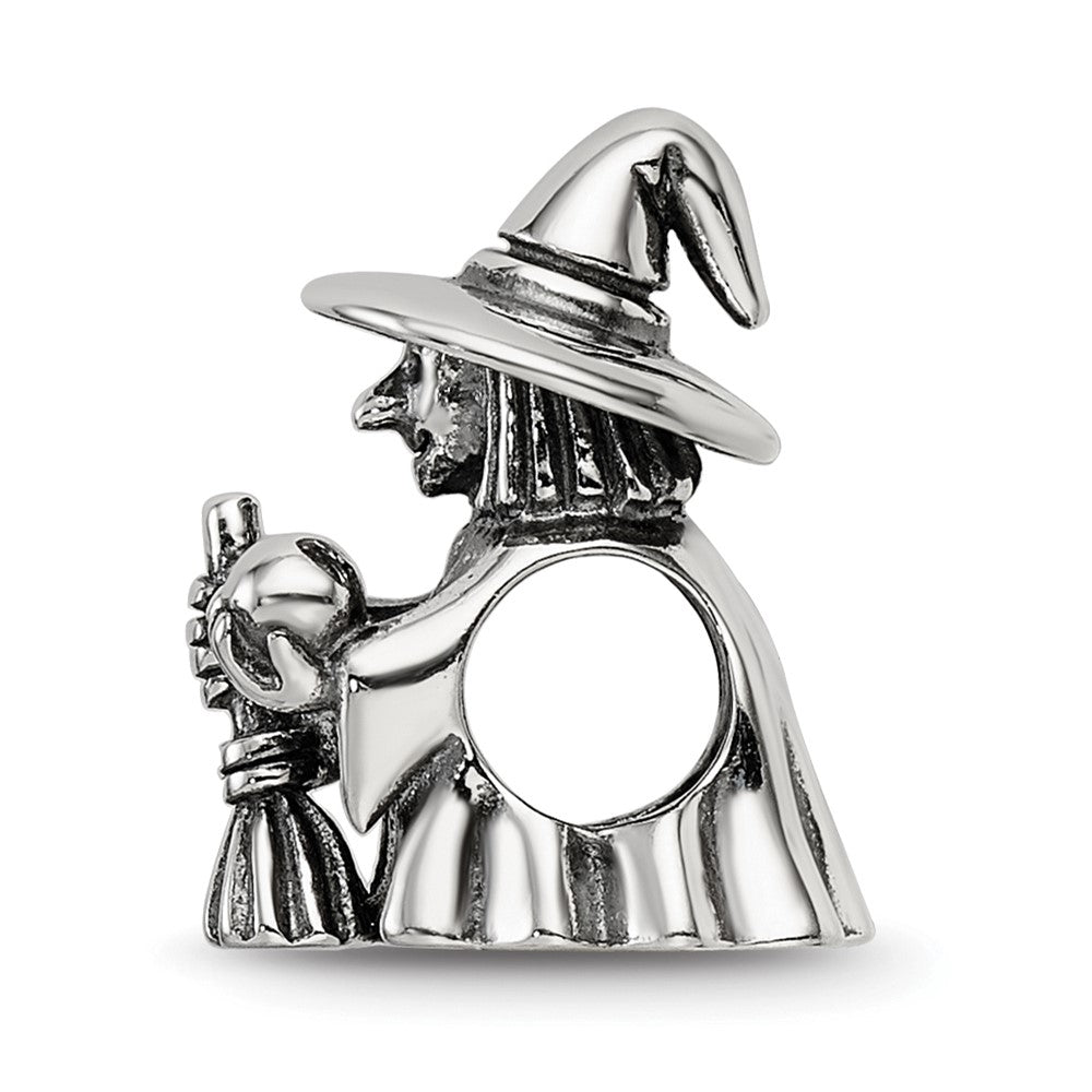 Sterling Silver Reflections Witch Bead