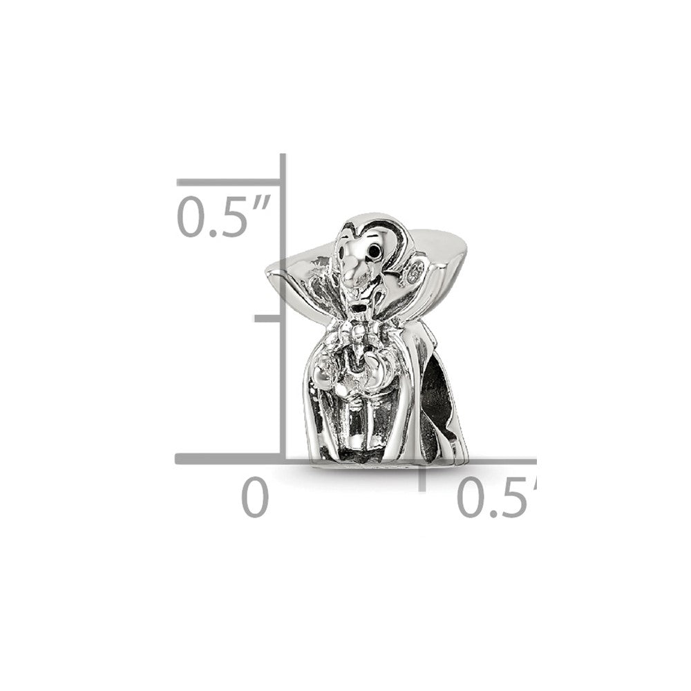 Sterling Silver Reflections Vampire Bead