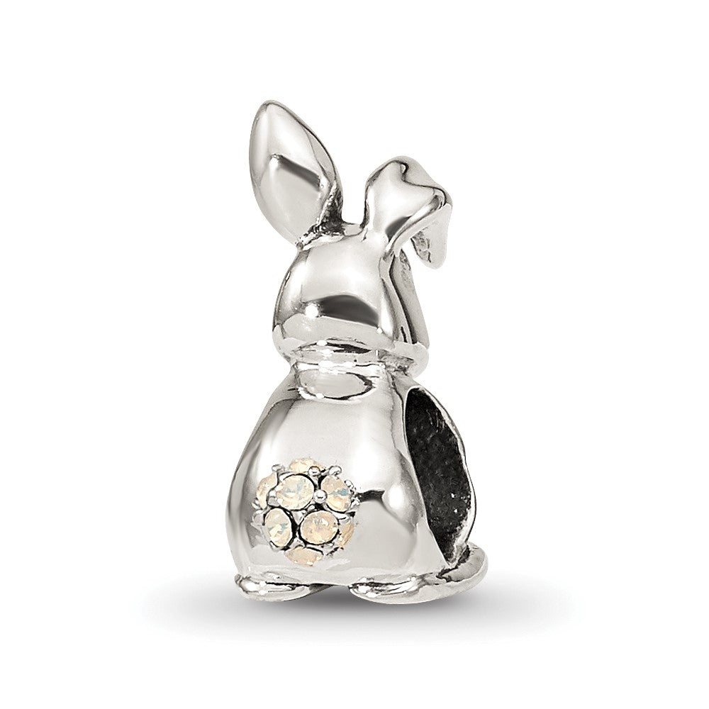 Sterling Silver Reflections Crystals Bunny Bead