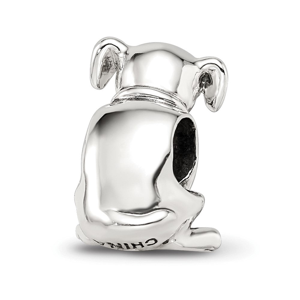 Sterling Silver Reflections Crystal Lab Puppy Bead
