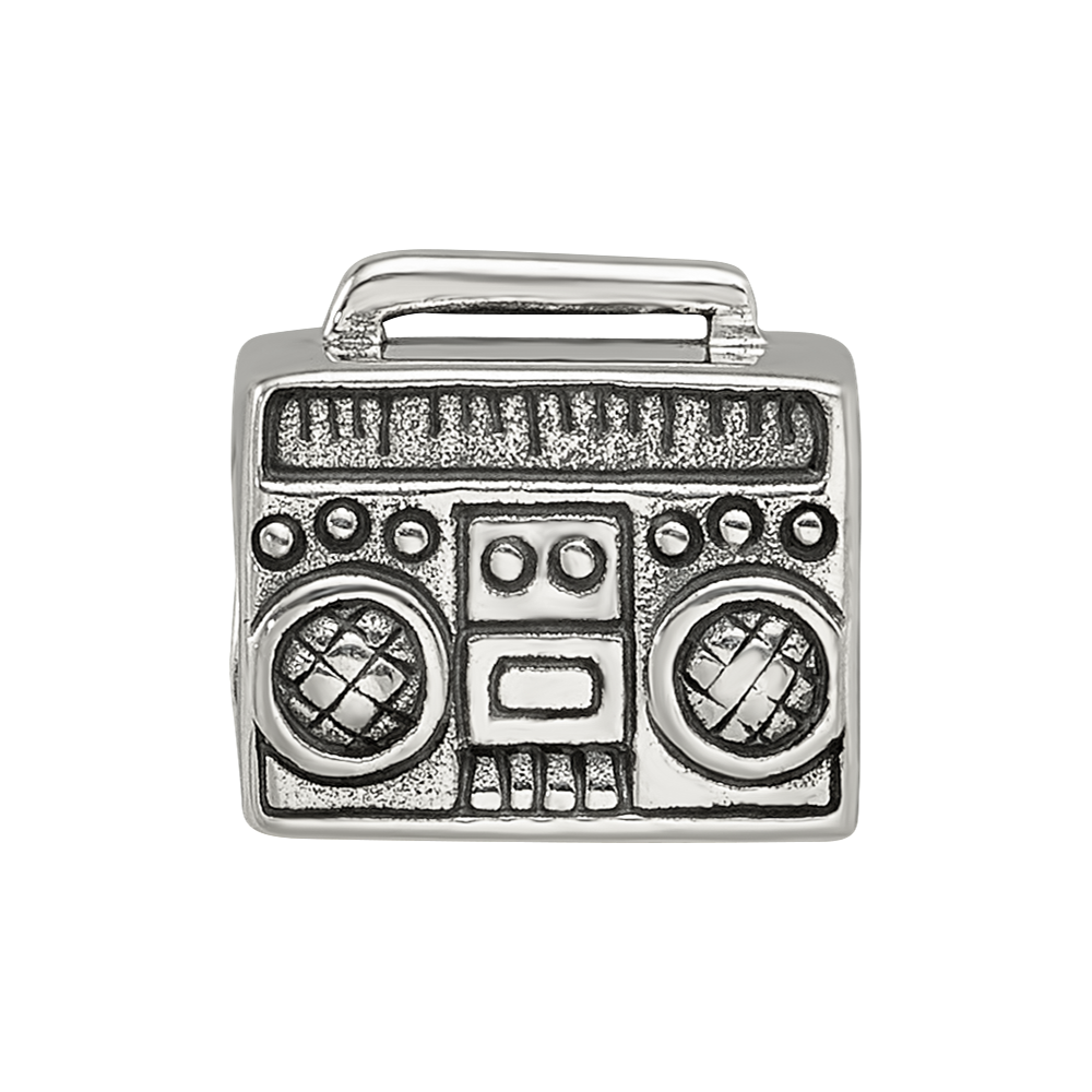 Sterling Silver Reflections Boombox Bead