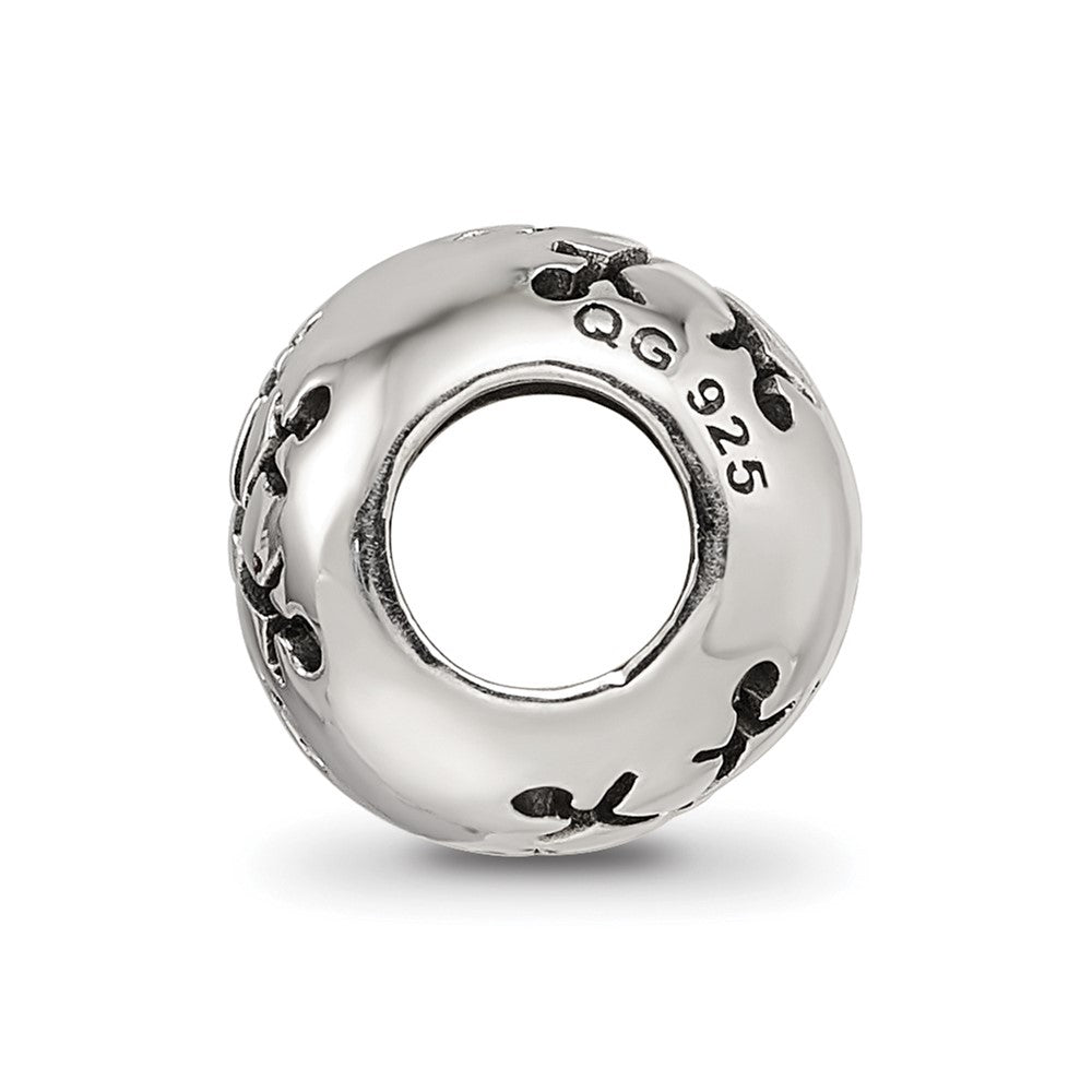 Sterling Silver Reflections Cutout Snowflake Bead