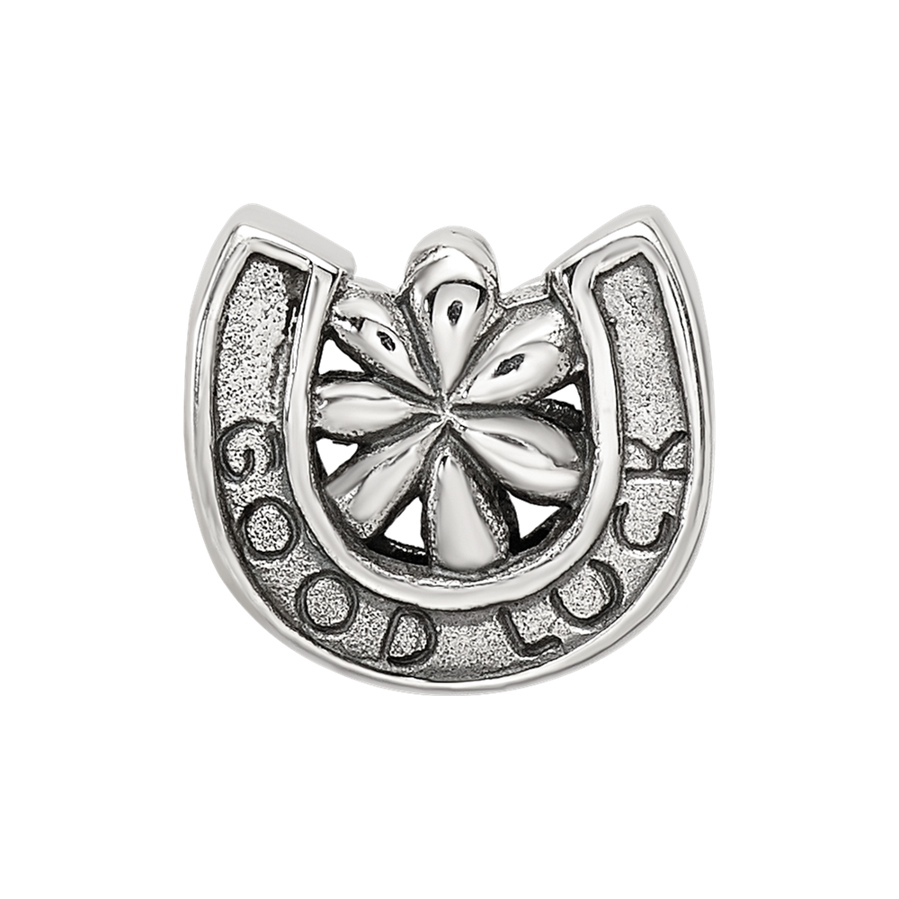 Sterling Silver Reflections Horseshoe Good Luck Bead